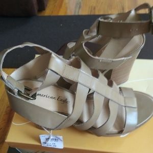 Strappy high-heel sandals NWT